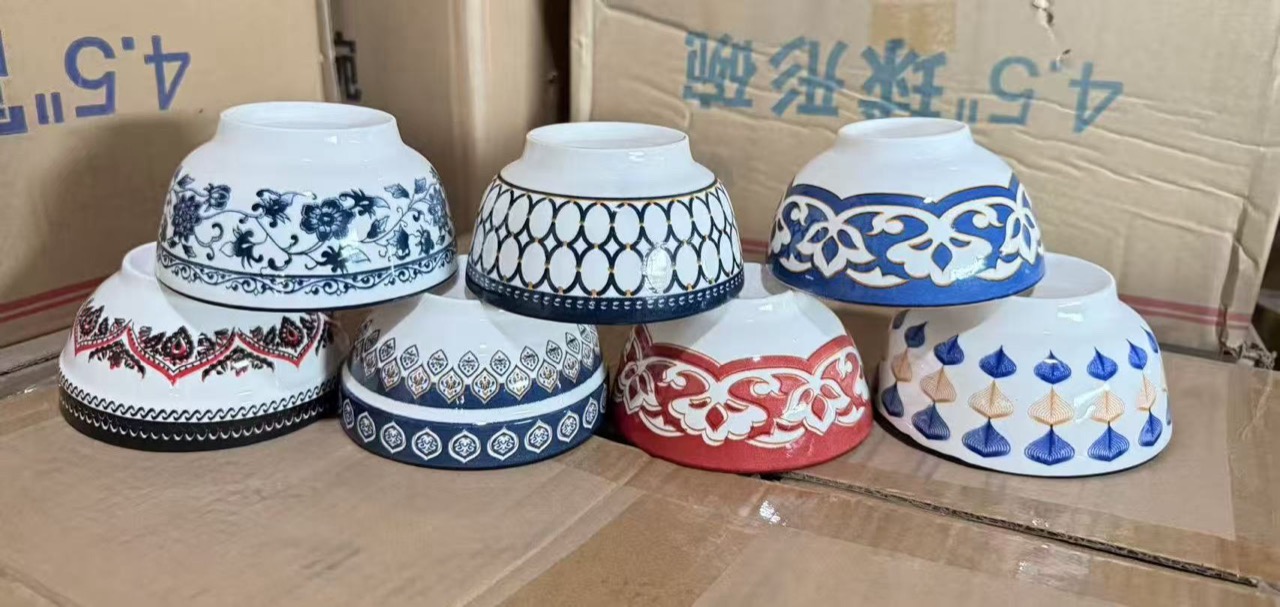 现货陶瓷碗整箱实拍